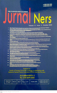 Jurnal Ners Volume 15, Issue 2, October 2020