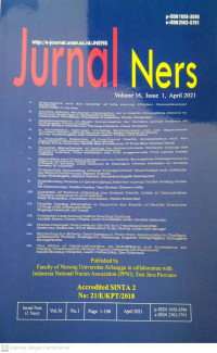 Jurnal Ners Volume 16, Issue 1, April 2021