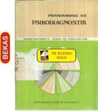 Pembimbing ke Psikodiagnostik  eds ll