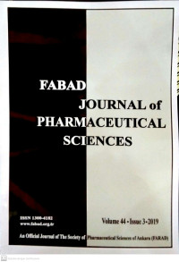 The FABAD Journal Pharmaceutical Sciences Volume 44 Issue 3 2019