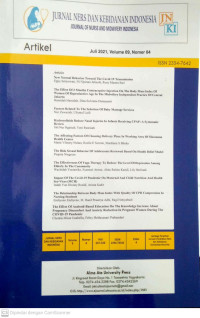 Image of Jurnal Ners dan Kebidanan Indonesia, Volume 09, Nomor 04, Juli 2021