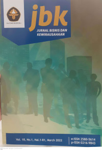 JBK: Jurnal Bisnis dan Kewirausahaan