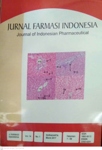 Jurnal Farmasi Indonesia, Journal Of Indonesian Pharmaceutical, Vol. 14, No.1 Maret 2017