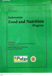 Indonesia Food and Nutrition Progress Volume 14 Issue 1 2017