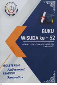 Buku Wisuda Ke-52 Institut eknologi & Kesehatan Bali Tahun 2023