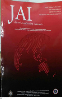 JAI : Jurnal Anestesiologi Indonesia Volume 13 Nomor 1 Maret 2021