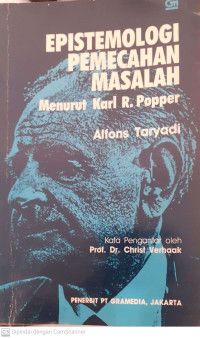 Epidemiologi Pemecahan Masalah Menurut Karl R.Popper