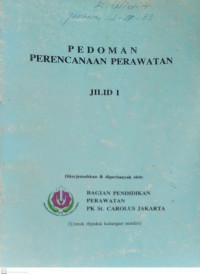 Pedoman Perencanaan Perawatan