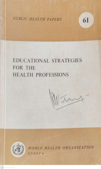 Educational Strategies for The Health Professions