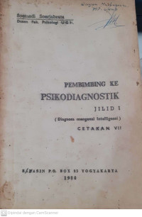 Pembimbing ke Psikodiagnostik