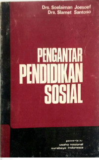 Pengantar Pendidikan Sosial