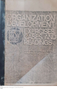 Organization Development Exercises Cases, and Readings