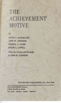The Achievement Motive