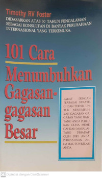 101 Cara Menumbuhkan  Gagasan-gagasan Besar