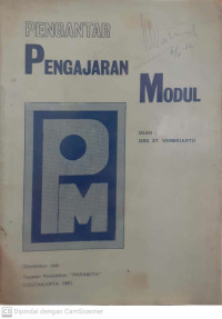 Pengantar Pengajaran Modul