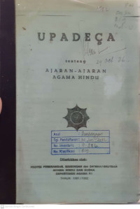 Upadeca tentang Ajaran -ajaran Agama Hindu