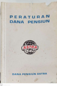 Peraturan Dana Pensiun