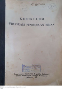 Kurikulum Program Pendidikan Bidan