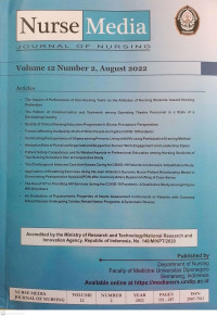 Nurse Media Journal of Nursing (Volume 12 Number 2, August 2022)