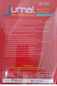 Jurnal Ners dan Kebidanan (Journal of Ners and Midwifery) Volume 9 Issue 1 April 2022