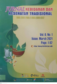 Jurnal Kebidanan dan Kesehatan Tradisional Volume 6, No. 1 March 2021