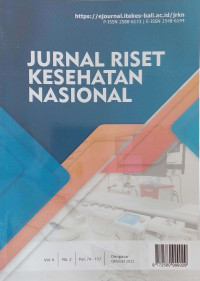 Jurnal Riset Kesehatan Nasional Vol. 6, No. 2 Oktober 2022