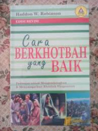 Cara Berkhotbah Yang Baik