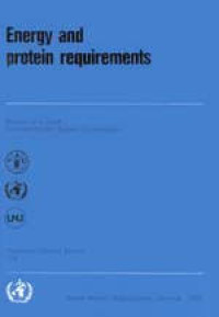 Energy and Protein Requiremants