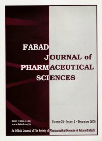 FABAD Journal Pharmaceutical Sciences Volume 41 Issue 1 2016