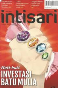 Intisari April 2015 : Hati-Hati Investasi Batu Mulia