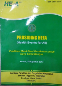 Prosiding HEFA (Health Events for All) Publikasi Hasil Riset Kesehatan untuk Daya Saing Bangsa