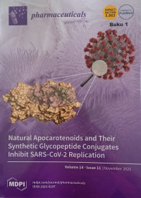 Pharmaceuticals Natural Apocarotenoids and Their Synthetic Glycopeptide conjugates  Inhibit SARS-CoV-2 Replication  Volume 14 Issue 11 ( November 2021)