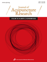 Journal of Acupuncture Research Volume 39 No 4 November 23 2022