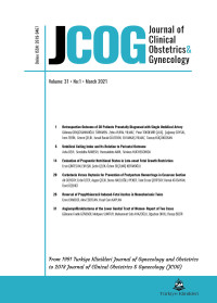 Journal of Clinical Obstetrics & Gynecology Volume 31 No. 1 March 2021