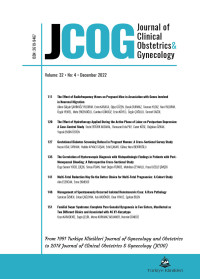 Journal of Clinical Obstetrics & Gynecology Volume 32 No. 4 December 2022