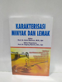 Karakterisasi Minyak dan Lemak