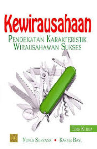Kewirausahaan Pendekatan Karakterristik Wirausahawan Sukses