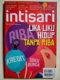 Intisari November 2017 : Lika-Liku Hidup Tanpa Riba