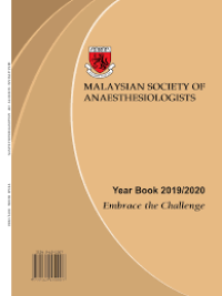 Malaysian Society Of Anaesthesiologists Year Book 2019-2020