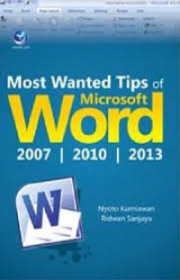 Most Wanted Tips of Microsoft Word 2007/2010/2013