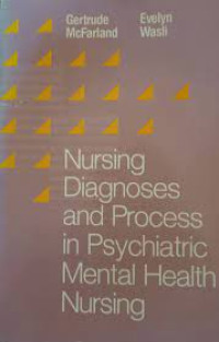 Nursing Diagnoses and Process in Psychiatric Mental Health Nursing