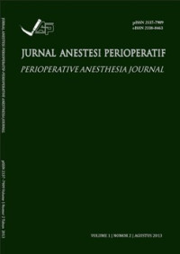 Jurnal Anestesi Perioperatif (Perioperative Anesthesia Journal) Volume 1 Nomor 2 Agustus 2013