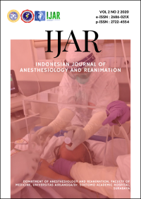 Indonesian Journal of Anesthesiology and Reanimation Vol. 2 No. 1 2020