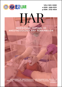 Indonesian Journal of Anesthesiology and Reanimation Vol. 2 No. 2 2020