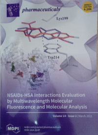 Pharmaceuticals NSAIDs-HSA Interactions Evaluation by Multiwavelength Molecular Flourescence and Molecular Analysis, Volume 14 Issue 3 (March 2021)