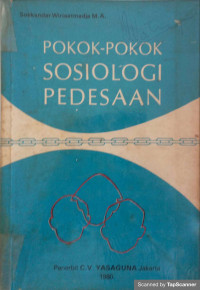 Pokok-pokok Sosiologi Pedesaan