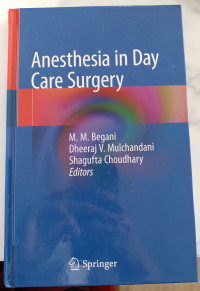 Anesthesia in Day Care Surgery