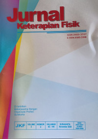 Jurnal Keterapian Fisik, Vol 5, No 2 November 2020