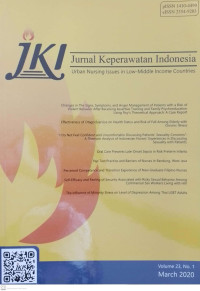 Jurnal Keperawatan Indonesia Volume 23 No 1 March 2020