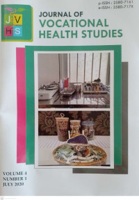 Journal of Vocational Health Studies Volume 4 Number 1 July 2020